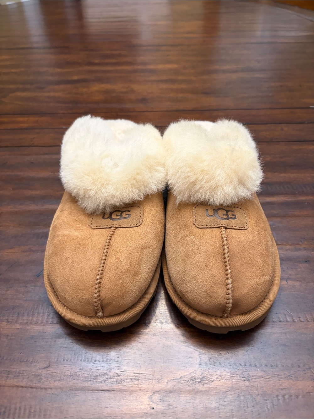 UGG Tan Slippers Woman US 10 SW - Picture 2 of 4